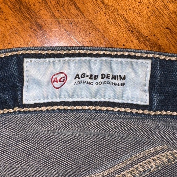 Ag Adriano Goldschmied Dark Blue Boot Cut Jeans - Picture 5 of 9